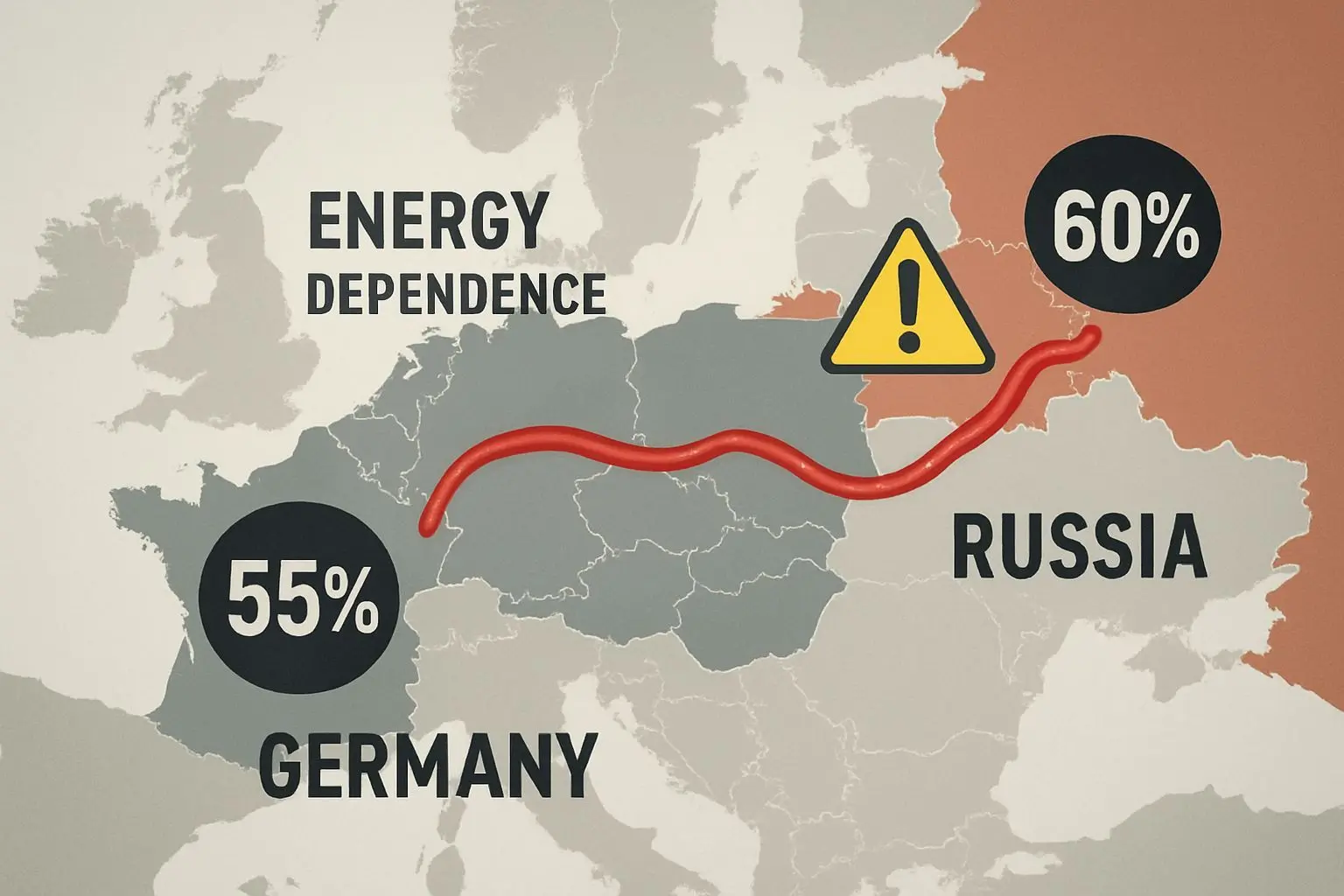 러시아 가스 의존도 증가와 에너지 안보 위기