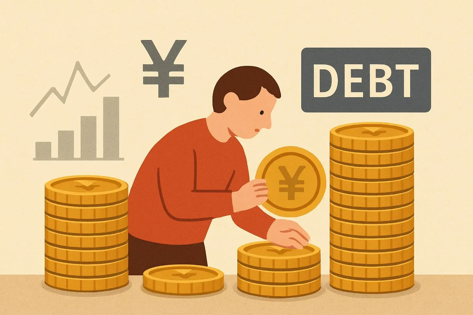 🔥 일본 재정의 충격적 현실: 70만 원 버는데 100만 원 쓴다