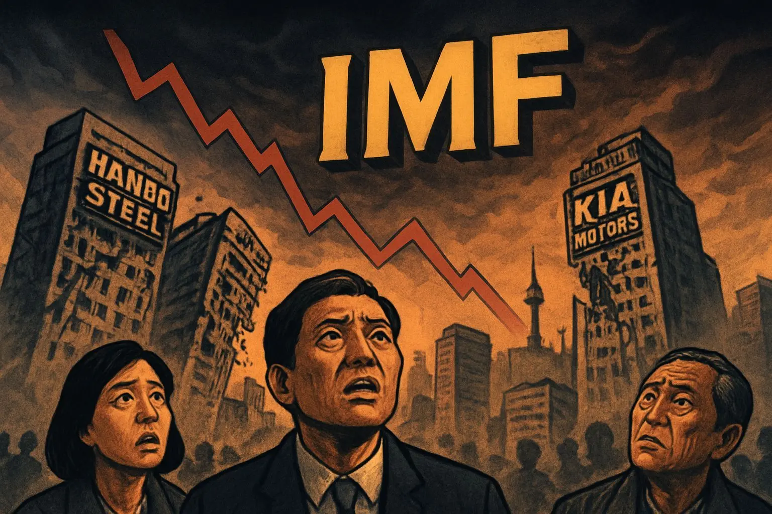 1997년 IMF 외환위기: 국가 부도 위기에 직면한 대한민국