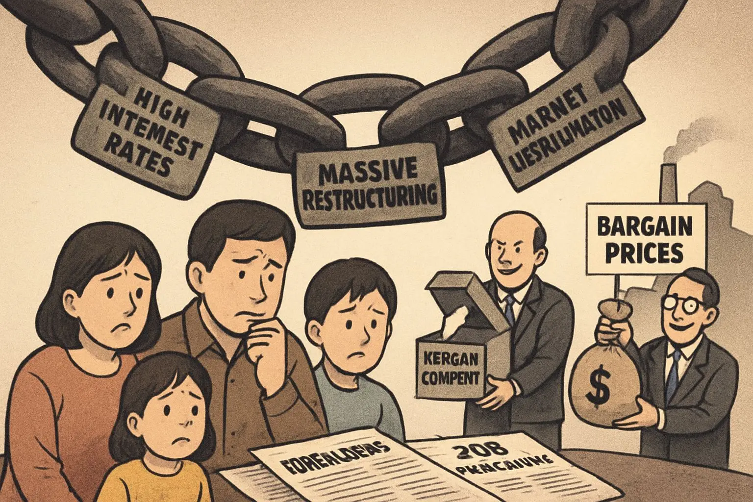 IMF 구제금융의 가혹한 조건: 국민을 짓누른 3중고