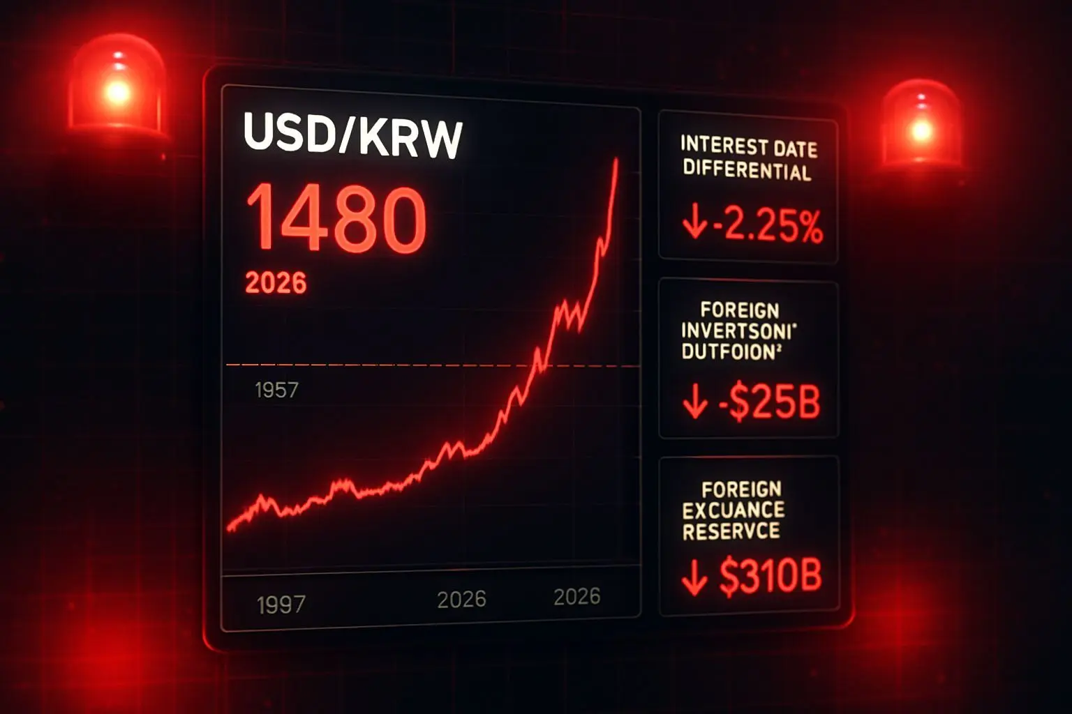 2026년 환율 급등: 제2의 외환위기가 오는가?