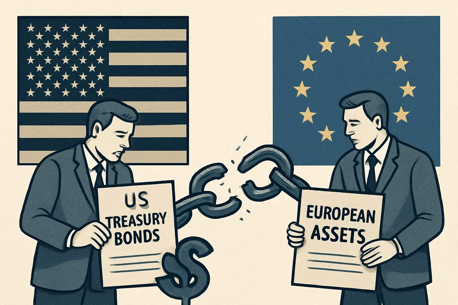 🌍 서방 동맹국들의 조용한 반격, 미국채 매각 시작
