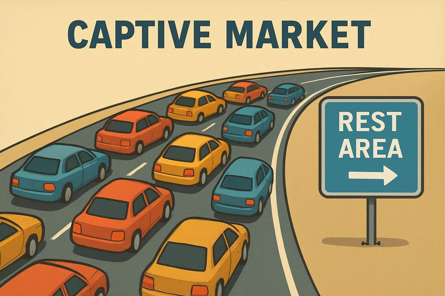 💡 포로 시장에서 작동하는 고속도로 휴계소 경제학