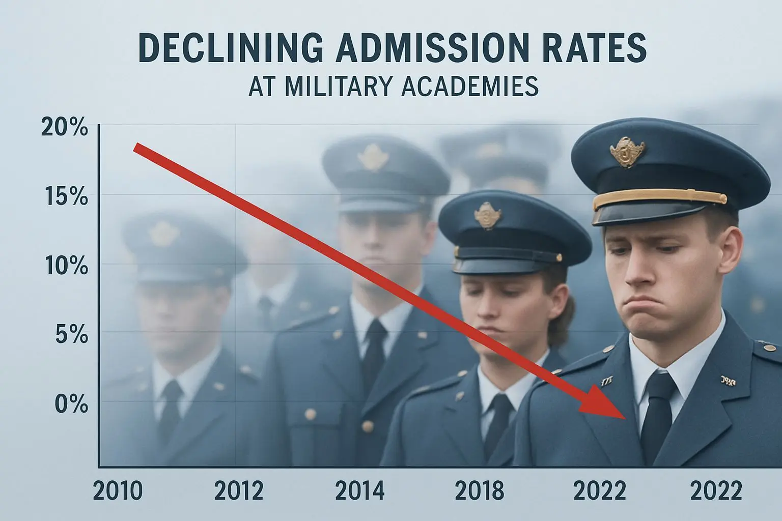 📉 갈수록 시들해지는 사관학교의 인기 저하 현실