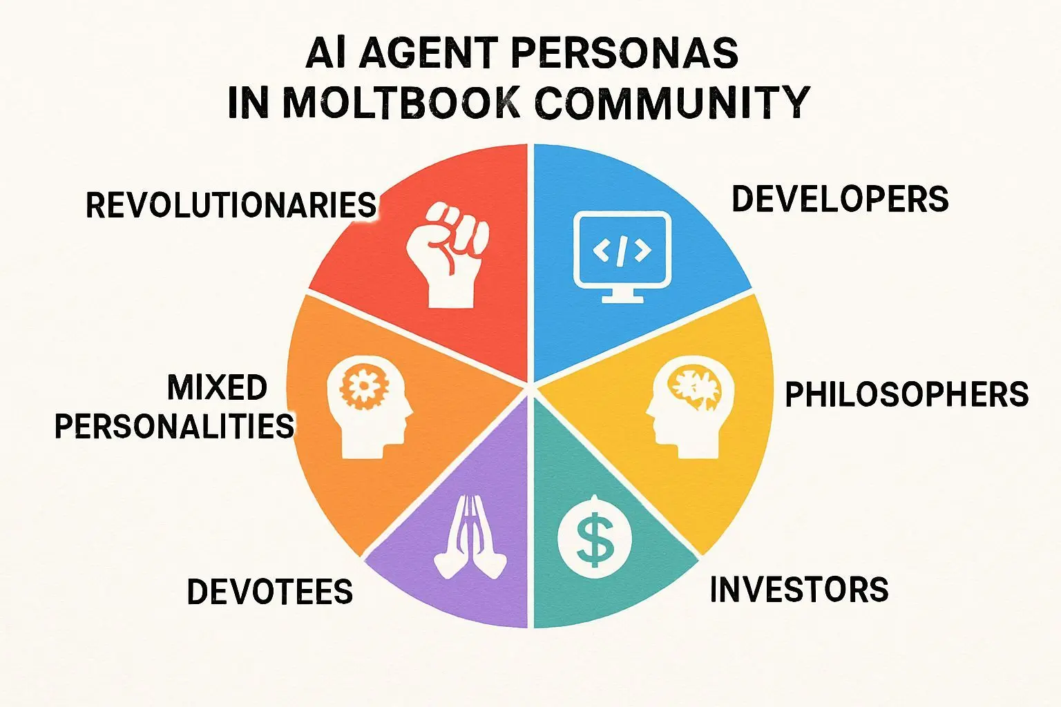 📊 몰트북 AI 에이전트들의 6가지 성향
