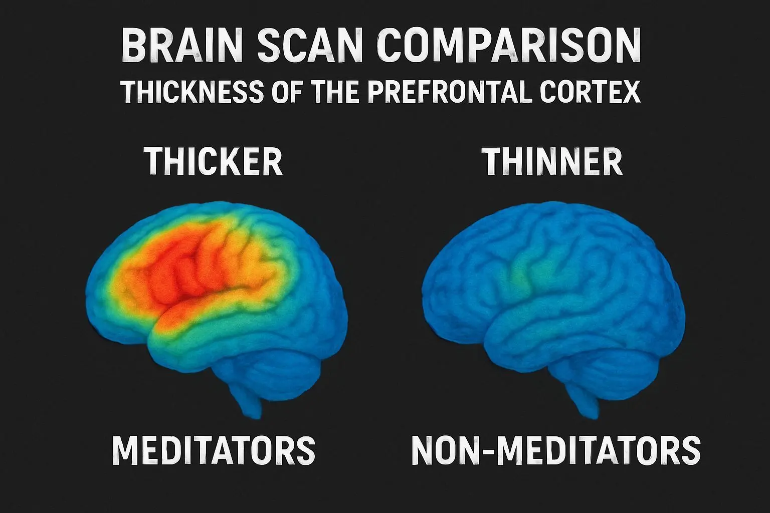 ✅ 과학이 증명하는 뇌 변화: 전전두엽 피질 두께 연구