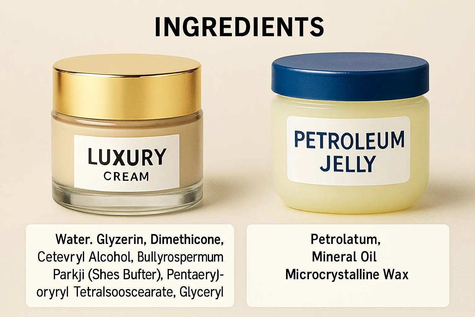 📌 화장품 업계가 알리지 않는 진실: 고가 크림의 핵심 성분