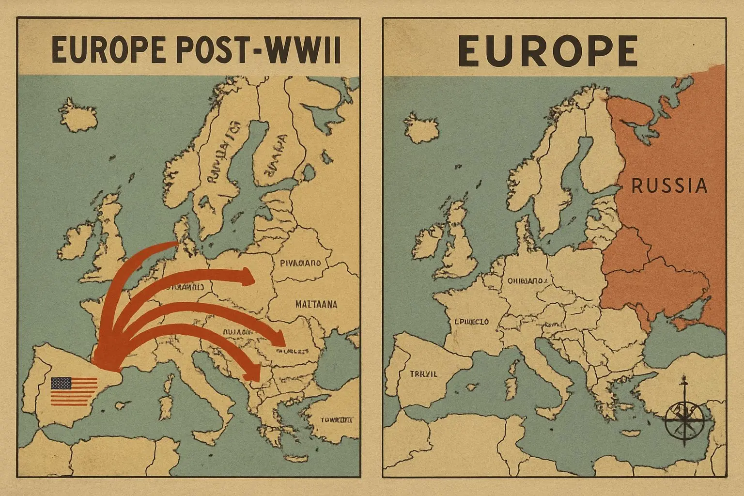 💡 미국의 유럽 지원, 순수한 도덕적 의무가 아니었다?