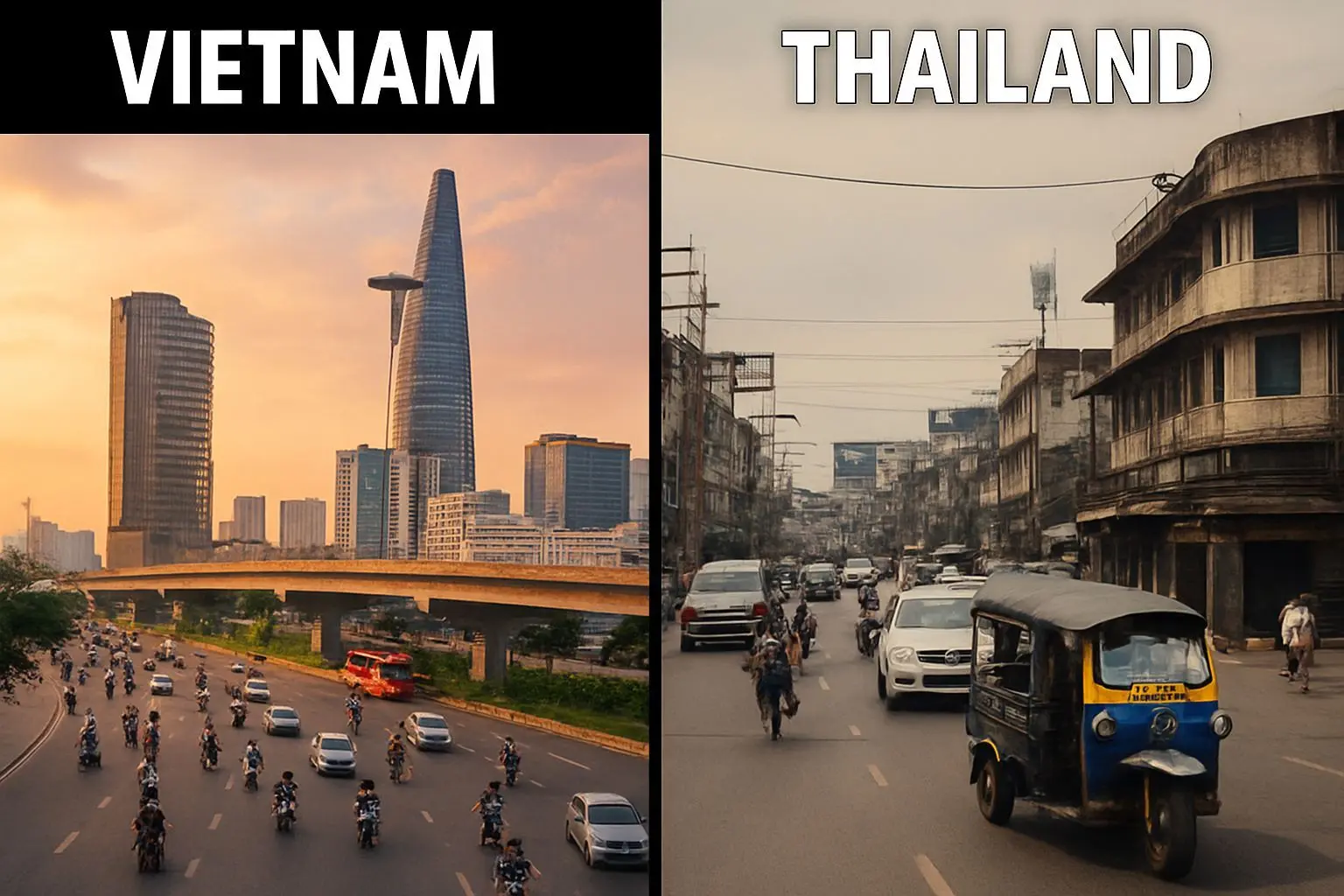 📈 태국을 위협하는 베트남의 급부상, 동남아의 미래는?