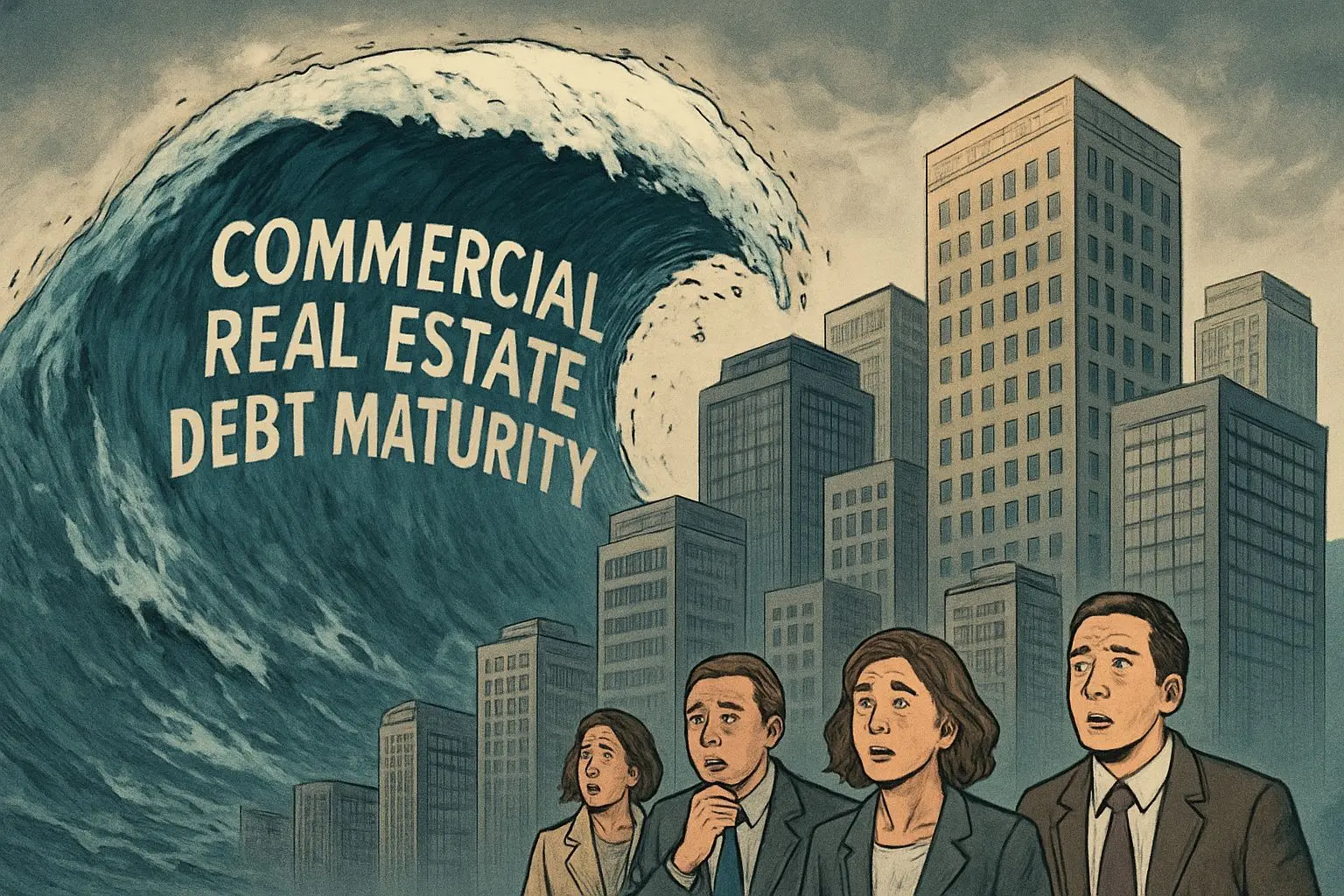 📈 1,350조 원의 쓰나미: 상업용 부동산 만기의 벽