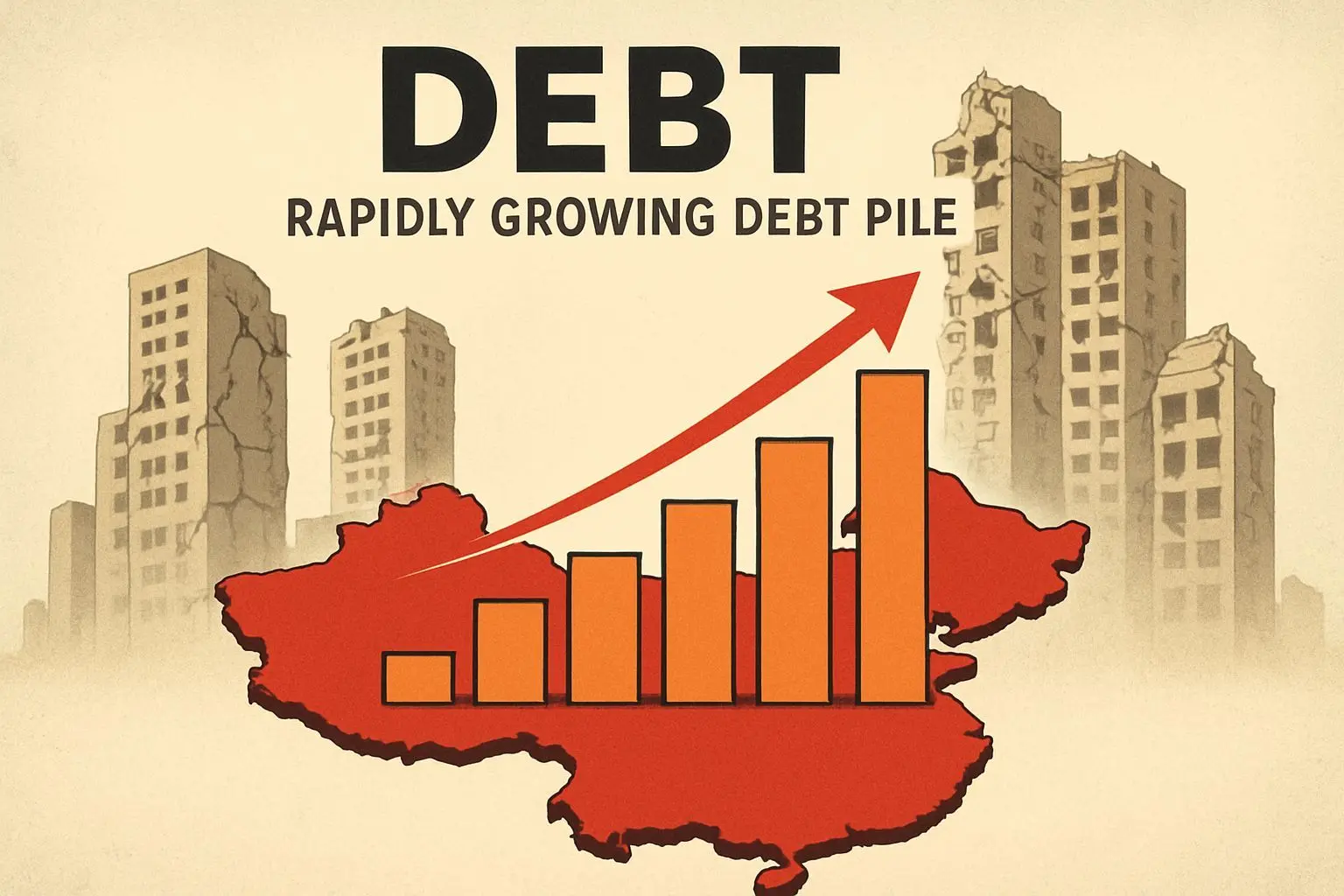 ✅ 중국 경제, 8경원 부채와 부동산 붕괴의 서막