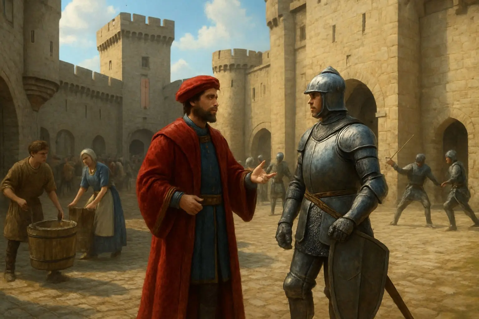 👥 귀족, 하인, 그리고 기사들의 삶: 각자의 역할