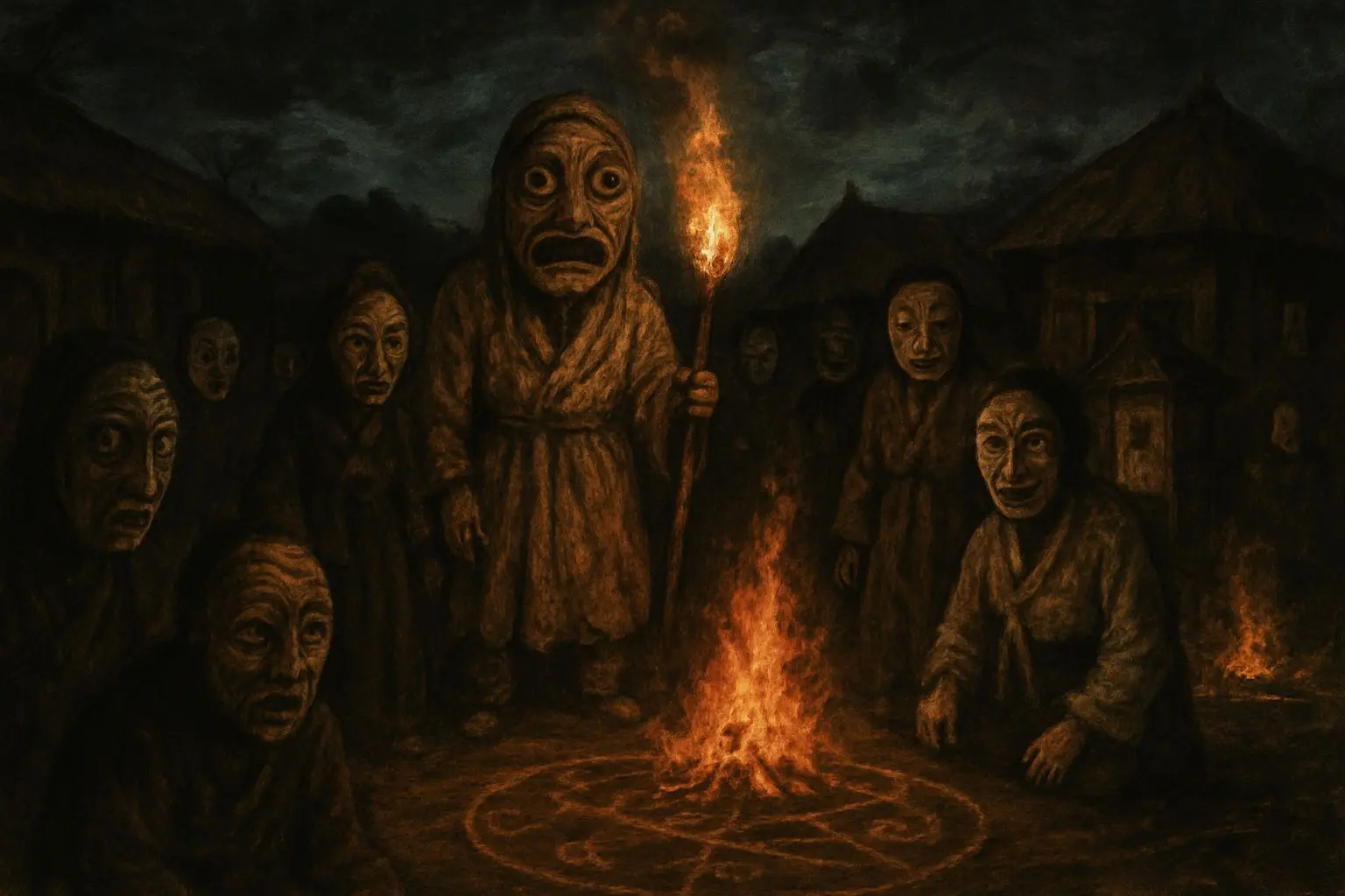 🔍 100년 만의 부활, 덕산 마을의 기괴한 뱀신 축제