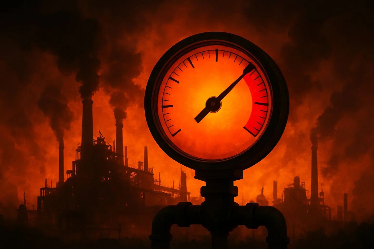 📈 천연가스 가격 폭등과 제조업의 비명