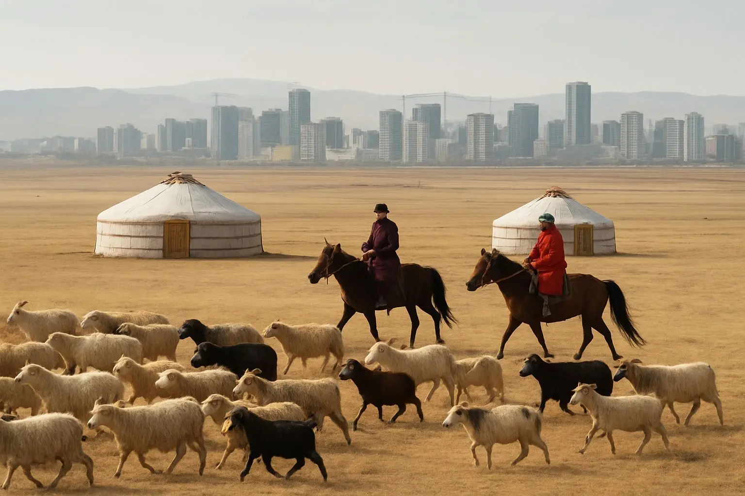 💡 사막화와 유목민의 도시 이주