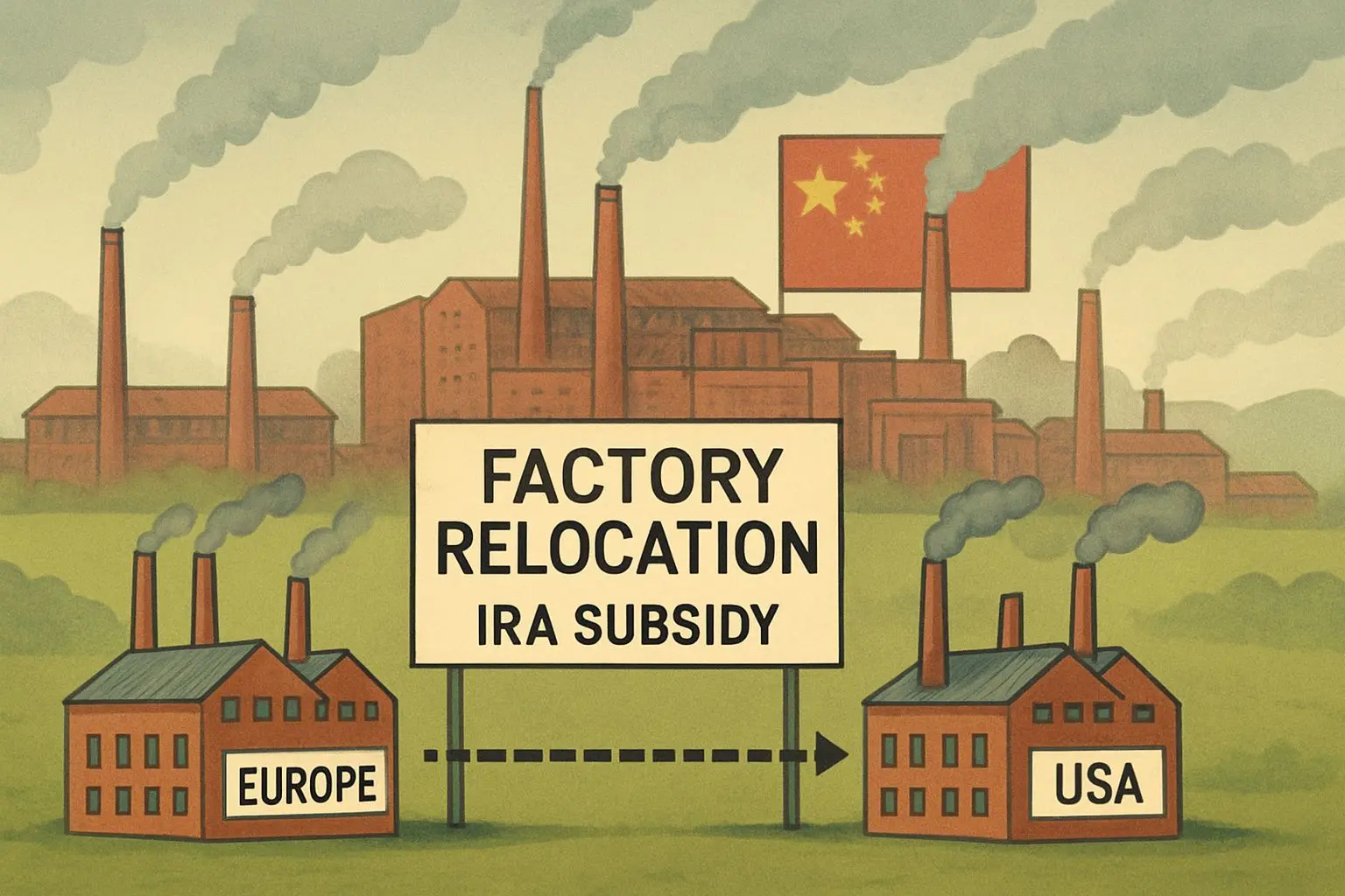🏭 탈산업화와 미국 IRA, 유럽의 샌드위치 신세
