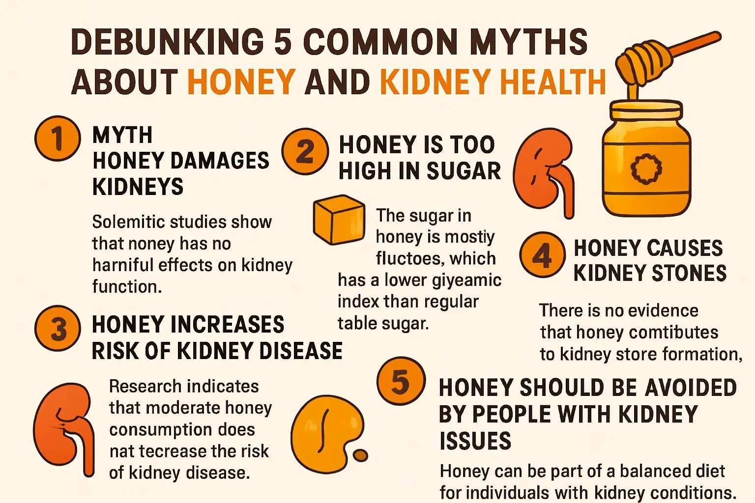 💡 꿀에 대한 5가지 오해와 과학적 진실