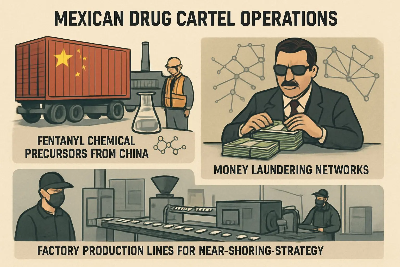 ⚙️ 멕시코 카르텔 타격, 우회 경로 차단