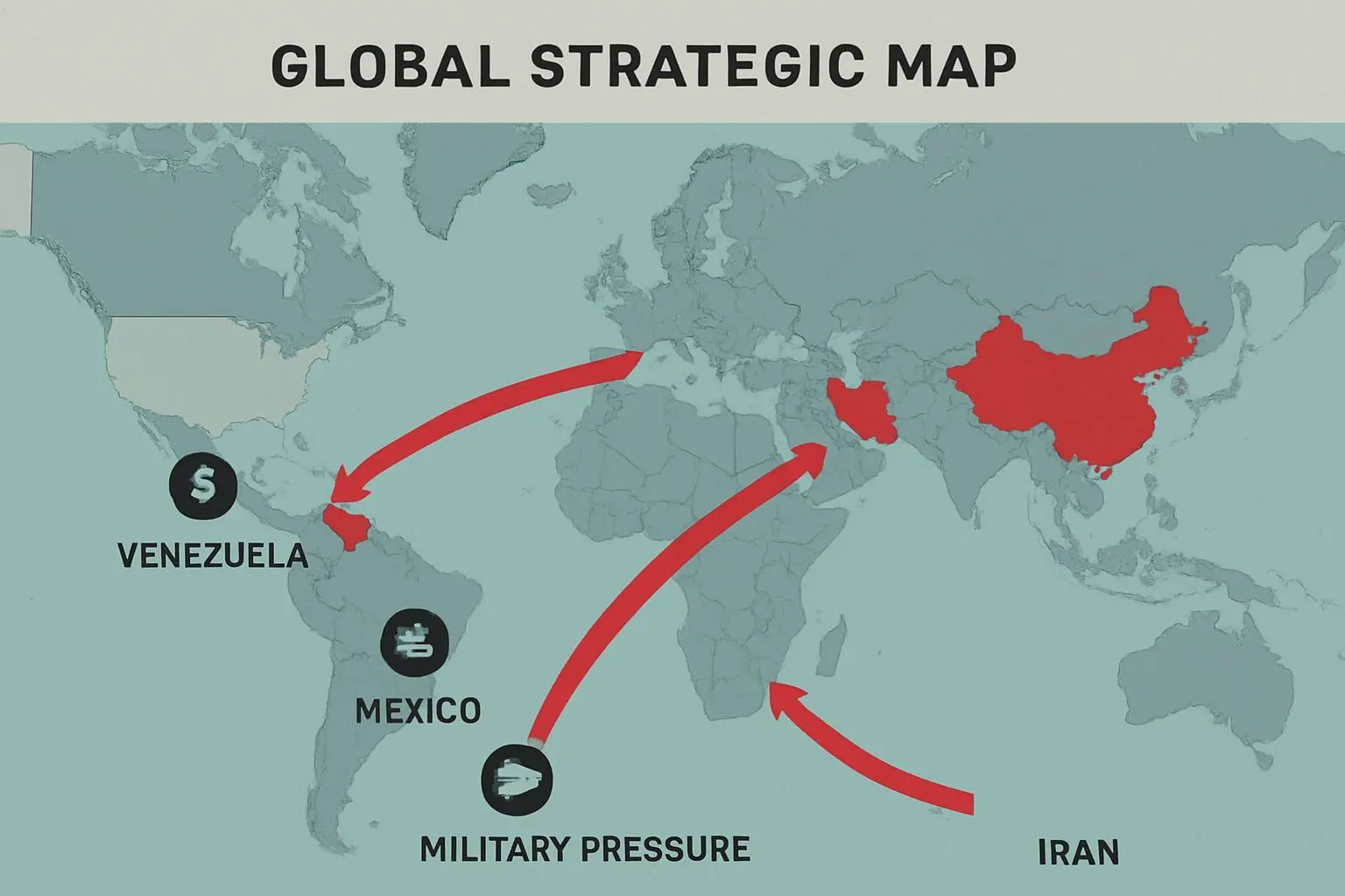 📈 삼각 포위망 완성, 중국 고립화 전략