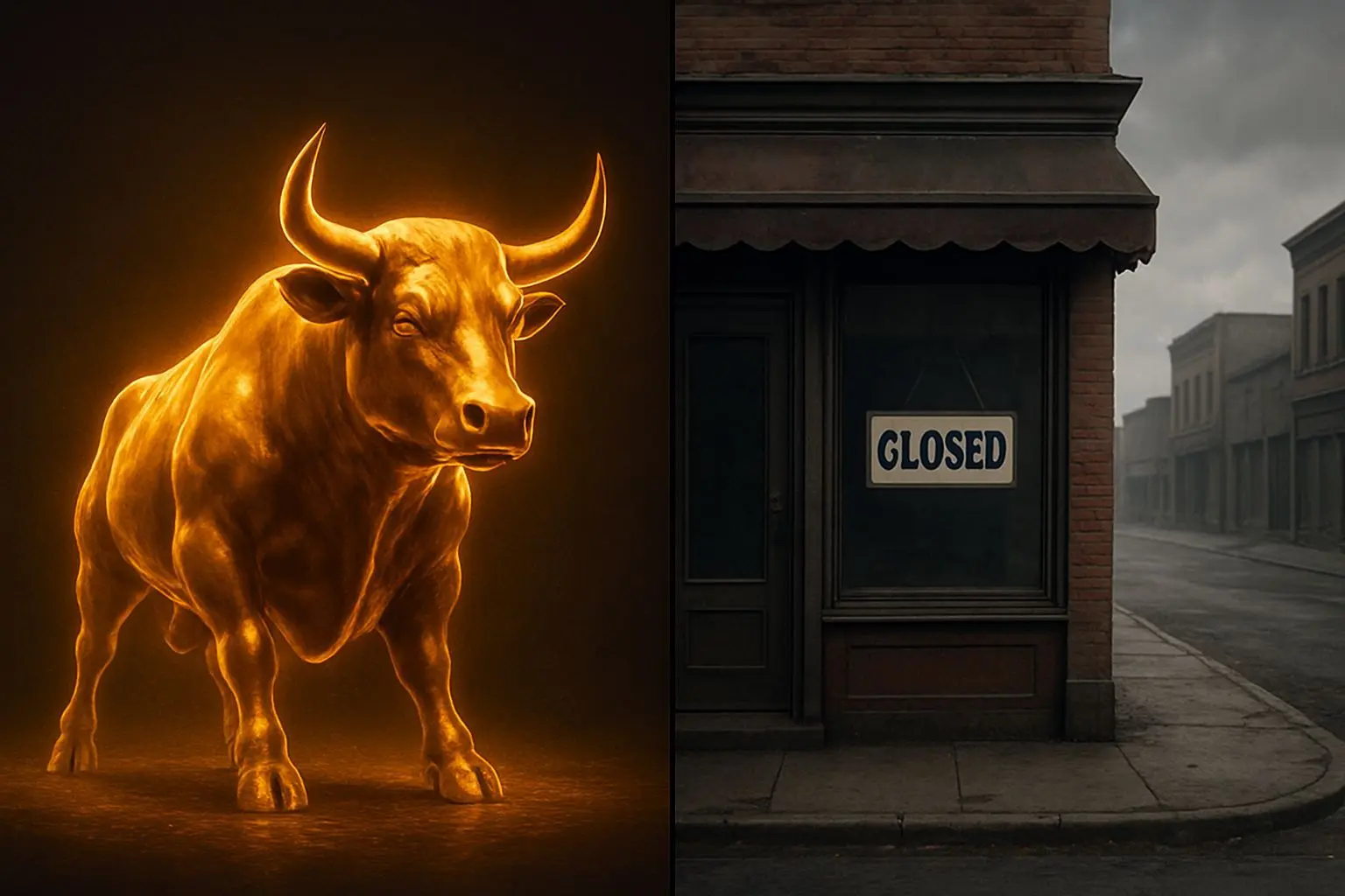 📉 실물 경제와 주식 시장의 기괴한 괴리