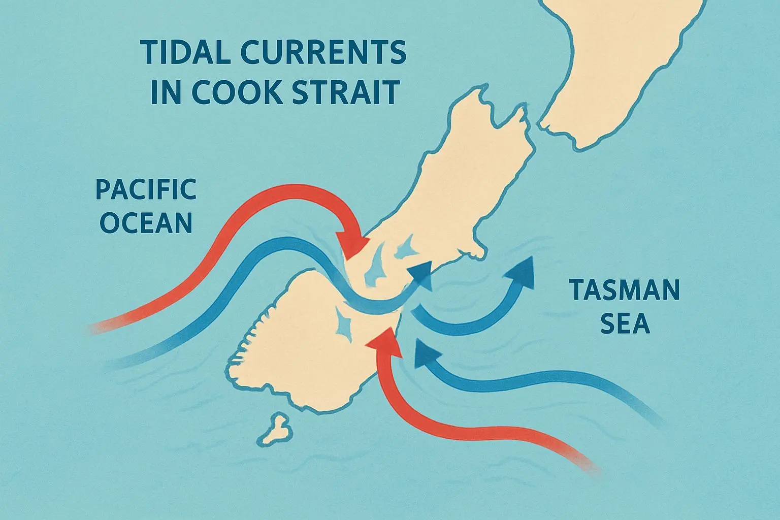 🌊 두 번째 저주: 정반대의 조류 충돌