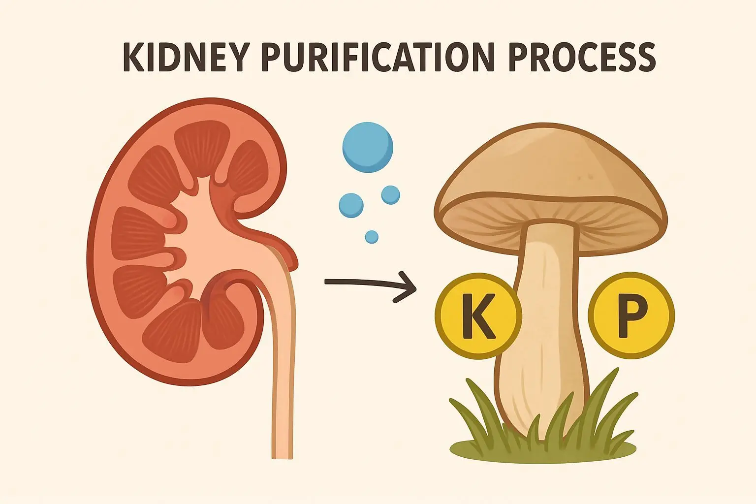 🔍 침묵의 살인자, 신장! 그리고 버섯 속 숨겨진 칼륨과 인의 위험