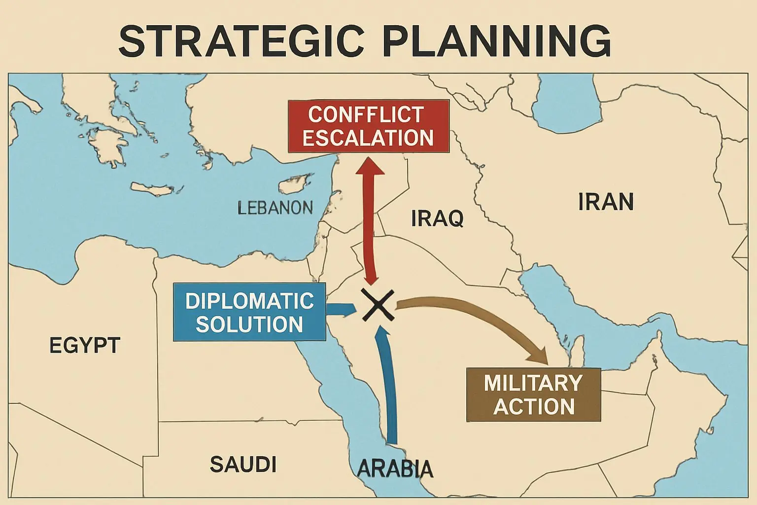 ⚙️ 전쟁의 가능한 시나리오와 주요 변곡점