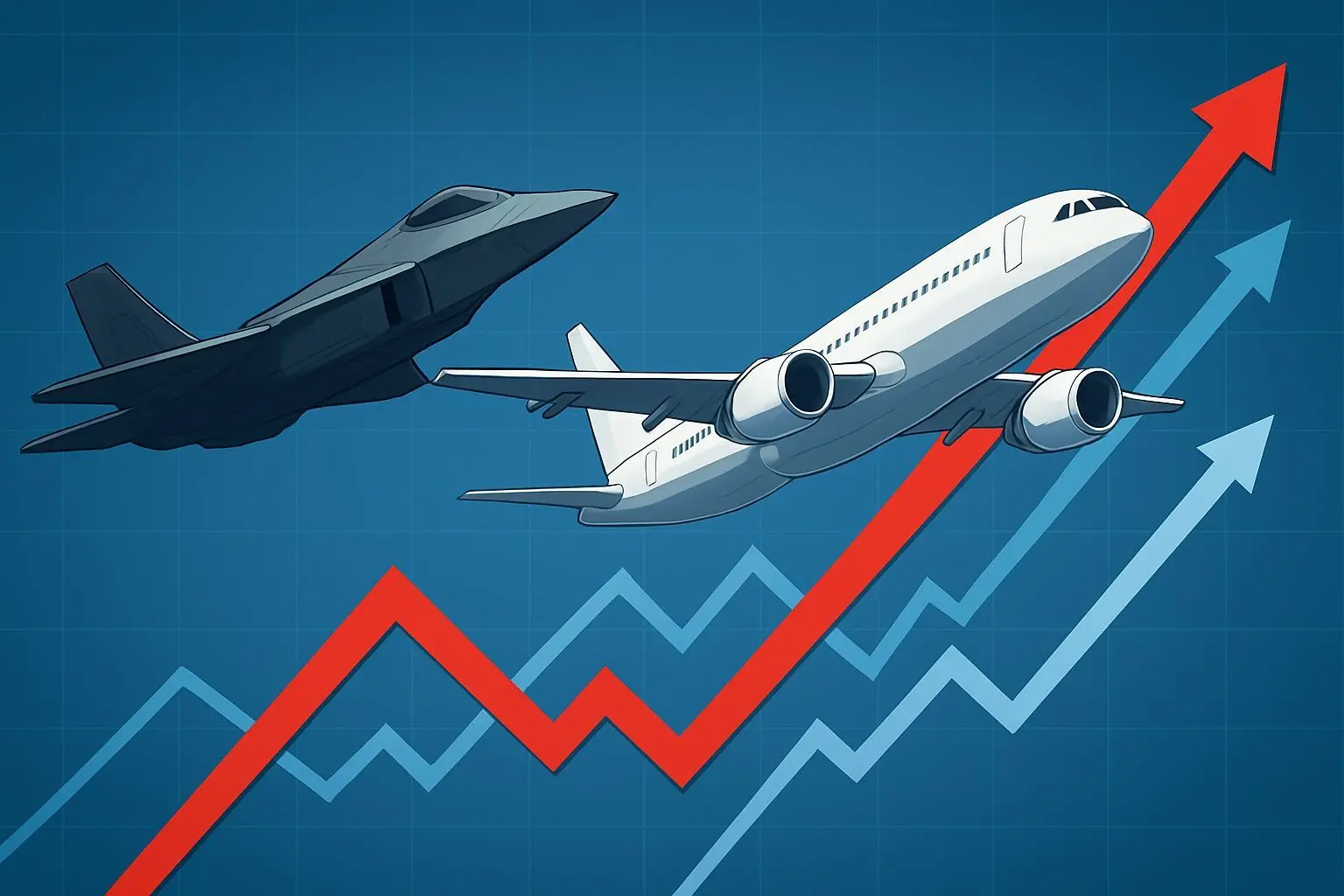 📈 무그 주식을 움직이는 두 가지 거대한 파도: 방산과 항공 슈퍼사이클