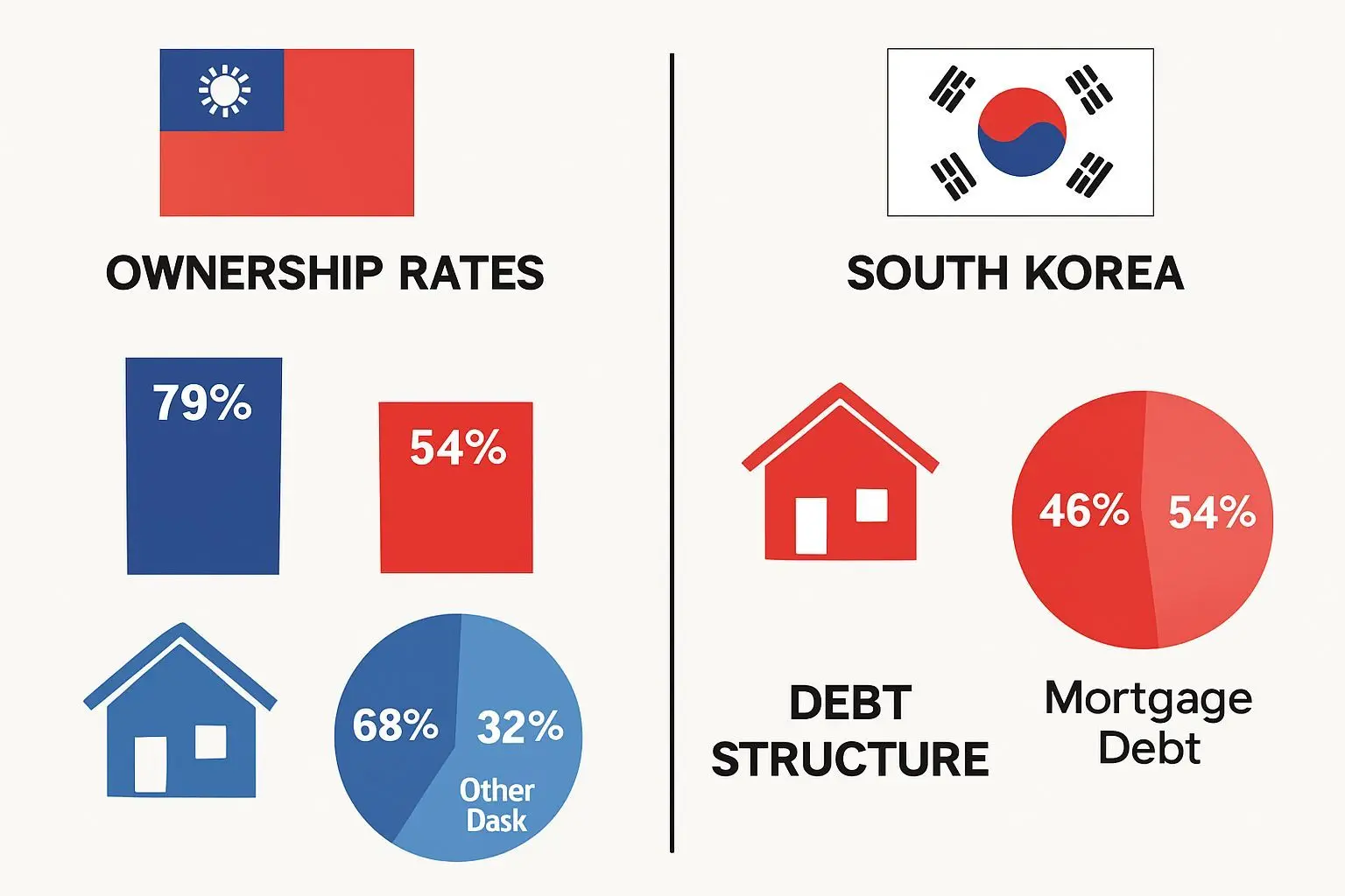 🏠 부동산과 부채 구조의 결정적 차이