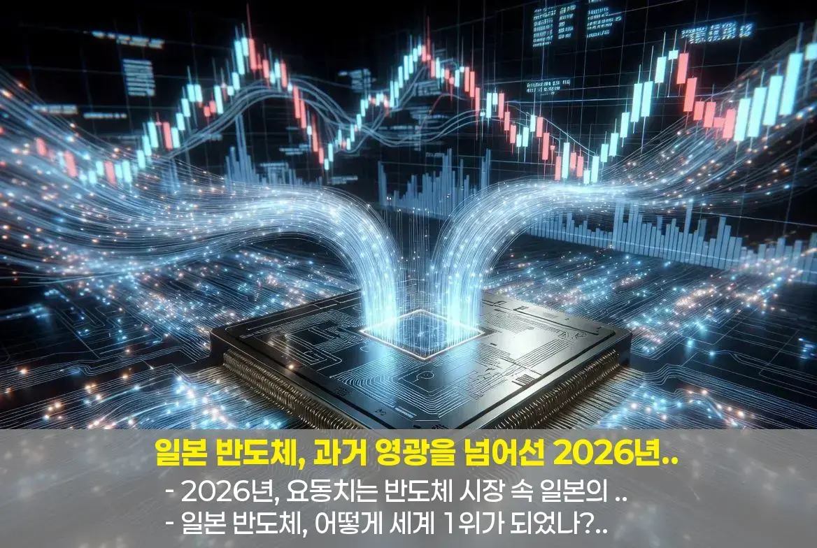 🔍 2026년, 요동치는 반도체 시장 속 일본의 움직임