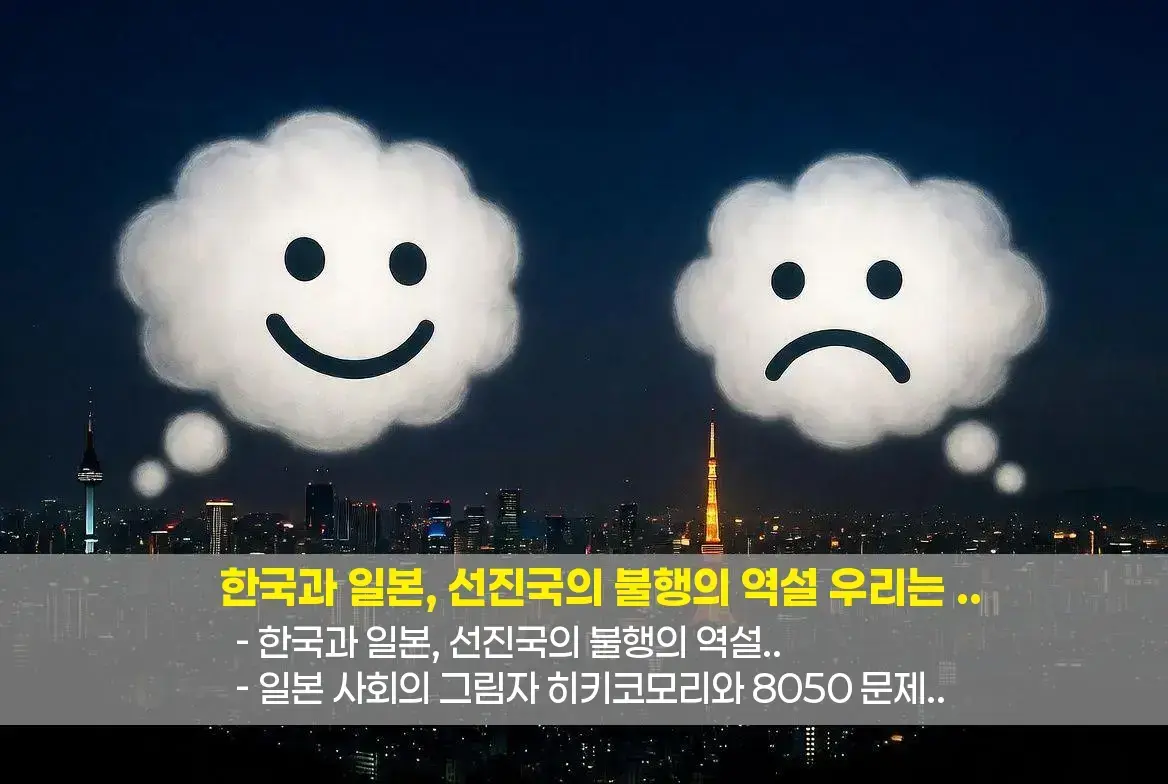 🔍 한국과 일본, 선진국의 불행의 역설