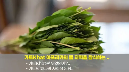 Fresh khat leaves bundle on a wooden table, close-up photography