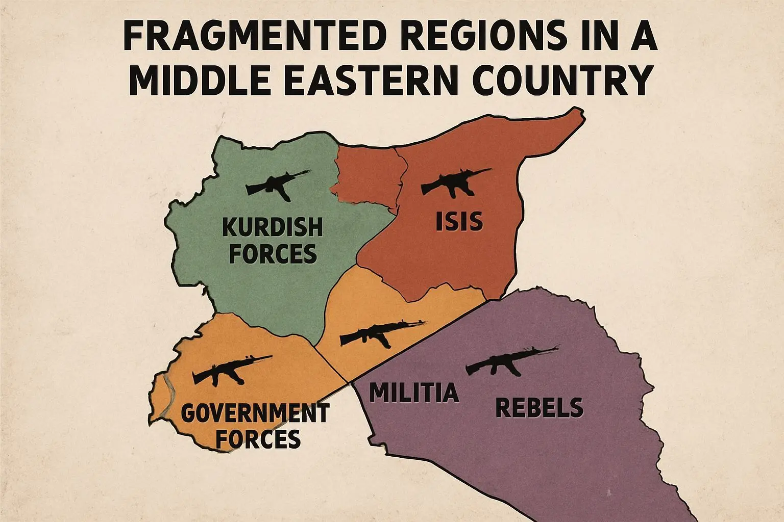 🔍 독재 이후 혼돈: 리비아, 이라크, 시리아의 비극적인 현실
