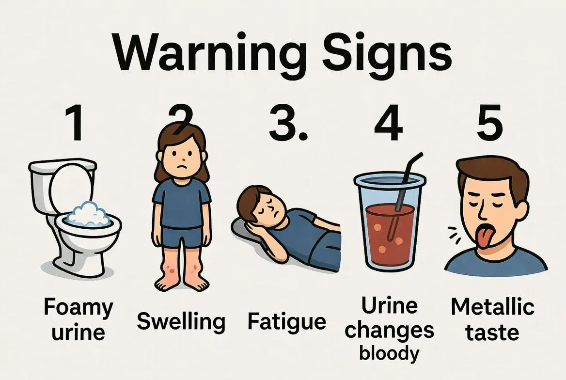 💡 콩팥이 보내는 위험 신호 5가지