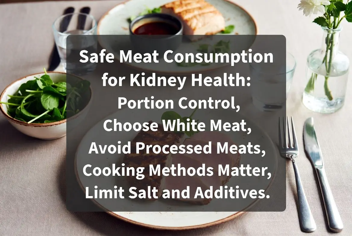 ✅ 콩팥 살리면서 고기 먹는 안전한 방법