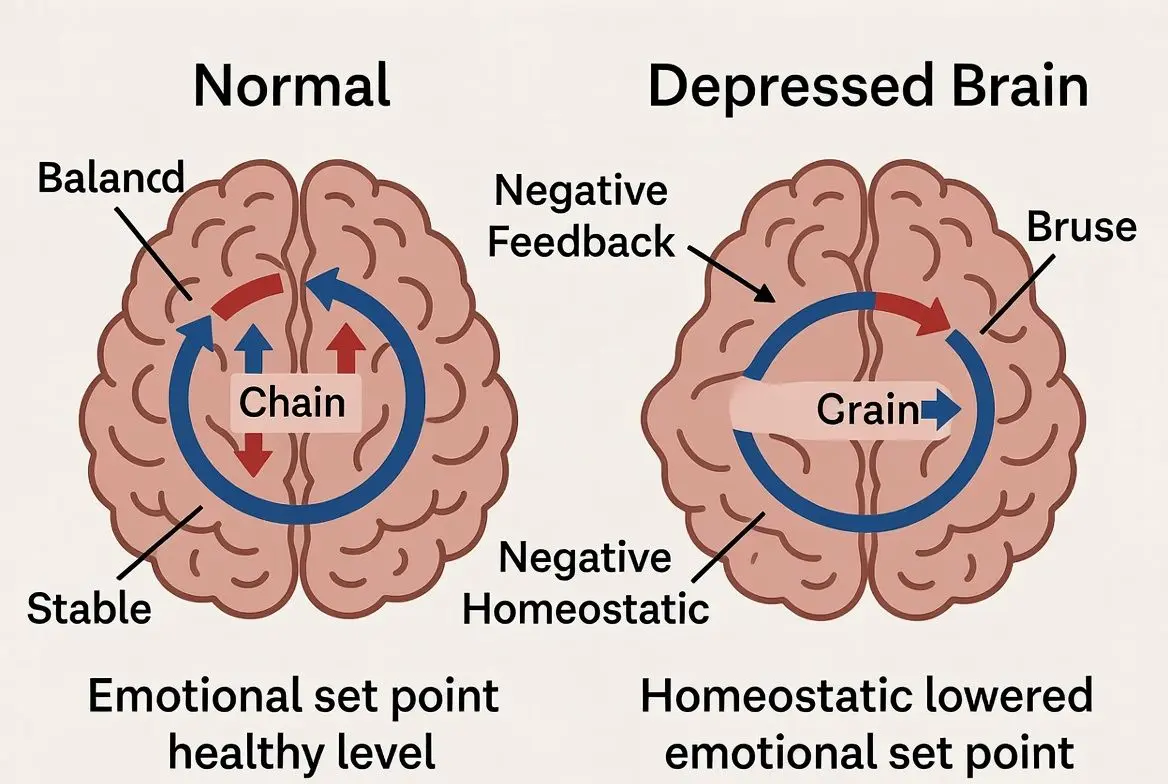 ⚙️ 기분 항상성 붕괴와 낮아진 세트 포인트