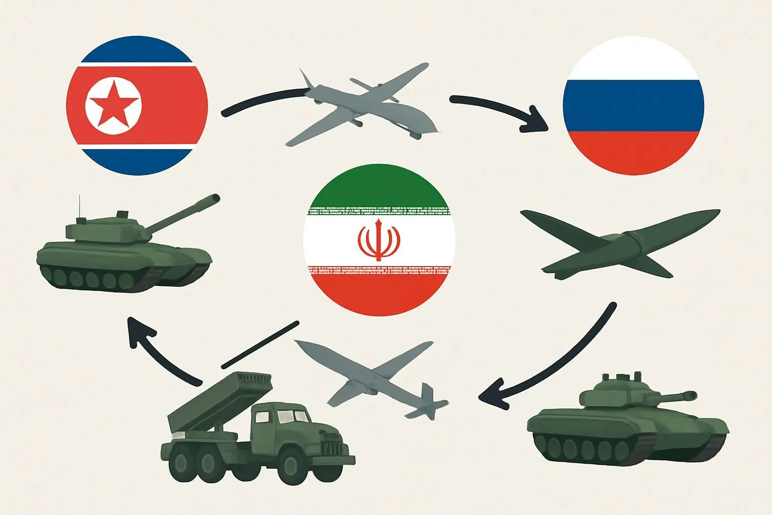 ⚙️ 기술 교류와 러시아의 참전: 위험한 시너지