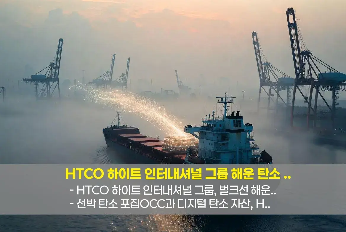 ✨ HTCO 하이트 인터내셔널 그룹, 벌크선 해운을 넘어 오션 테크놀로지로!