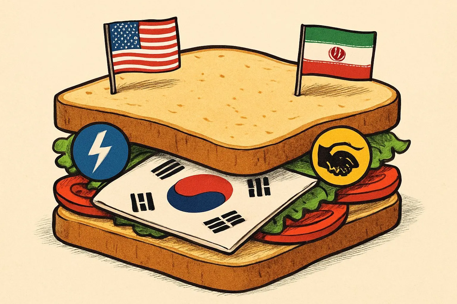 ⚖️ 한국의 샌드위치 딜레마와 가능한 시나리오