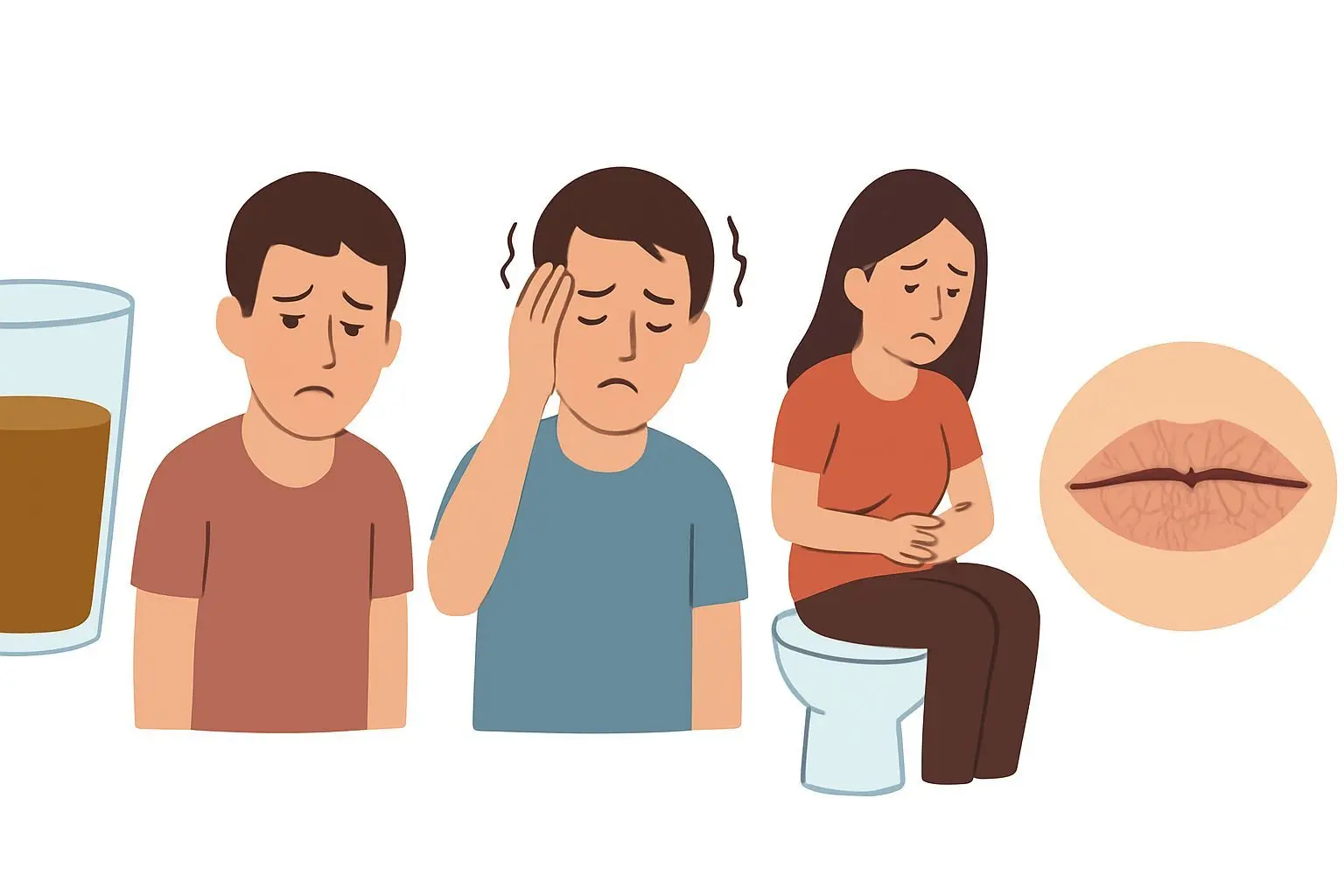 🚨 만성 탈수의 경고 신호 5가지, 미리 대처하세요!