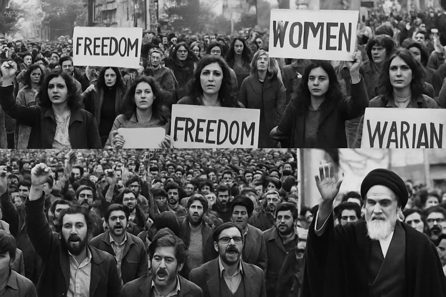 🔍 1979년 이란 혁명, 모두의 꿈이 한 세력의 독재로