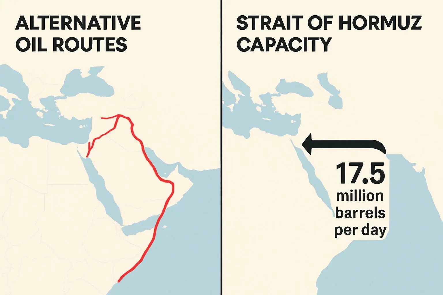 💰 대체 공급로의 한계와 보험료 폭등 문제