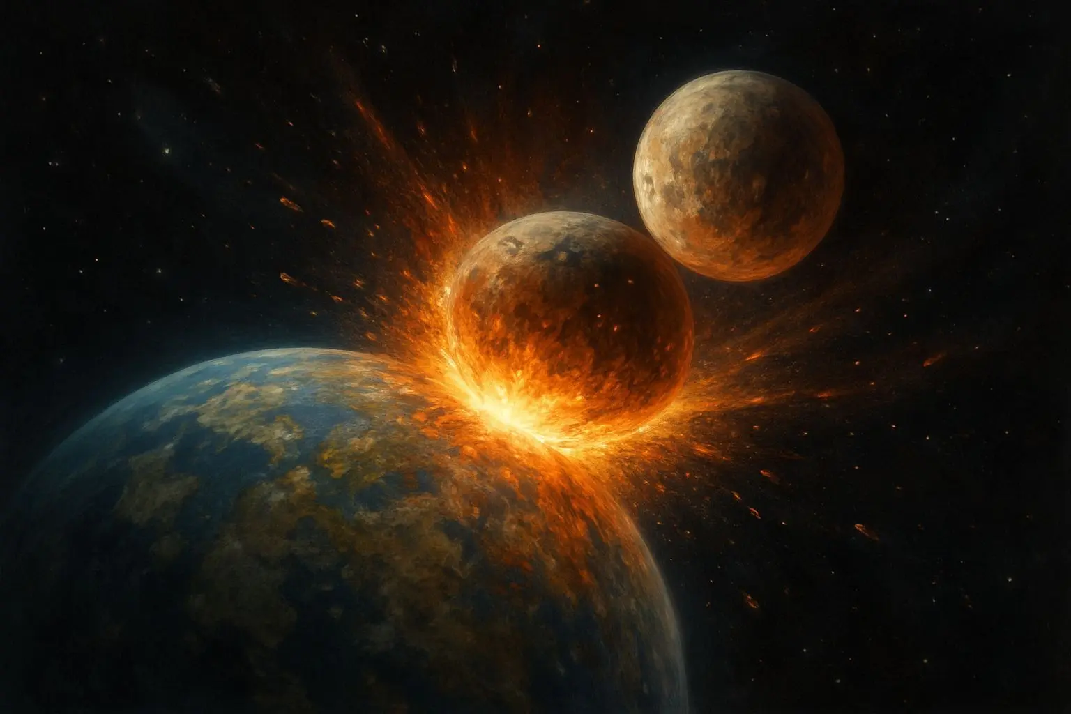 🌙 목성의 영향으로 탄생한 달이 지구 생명을 가능하게 하다