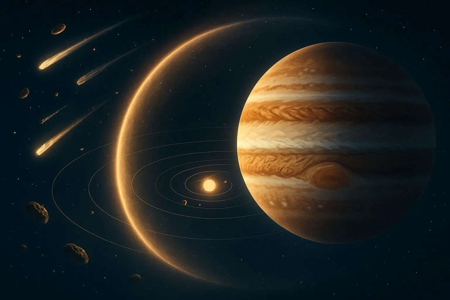 🛡️ 목성, 태양계의 수호자이자 시간 캡슐