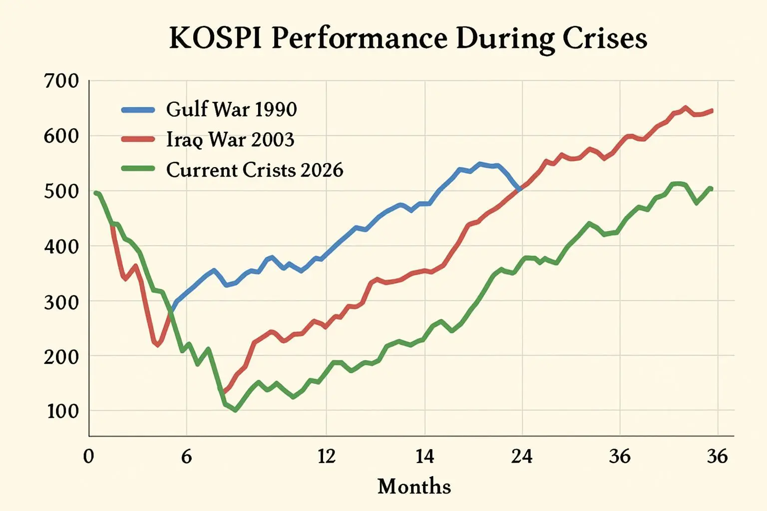 📈 과거 데이터가 말해주는 진실: 전쟁과 시장 회복력