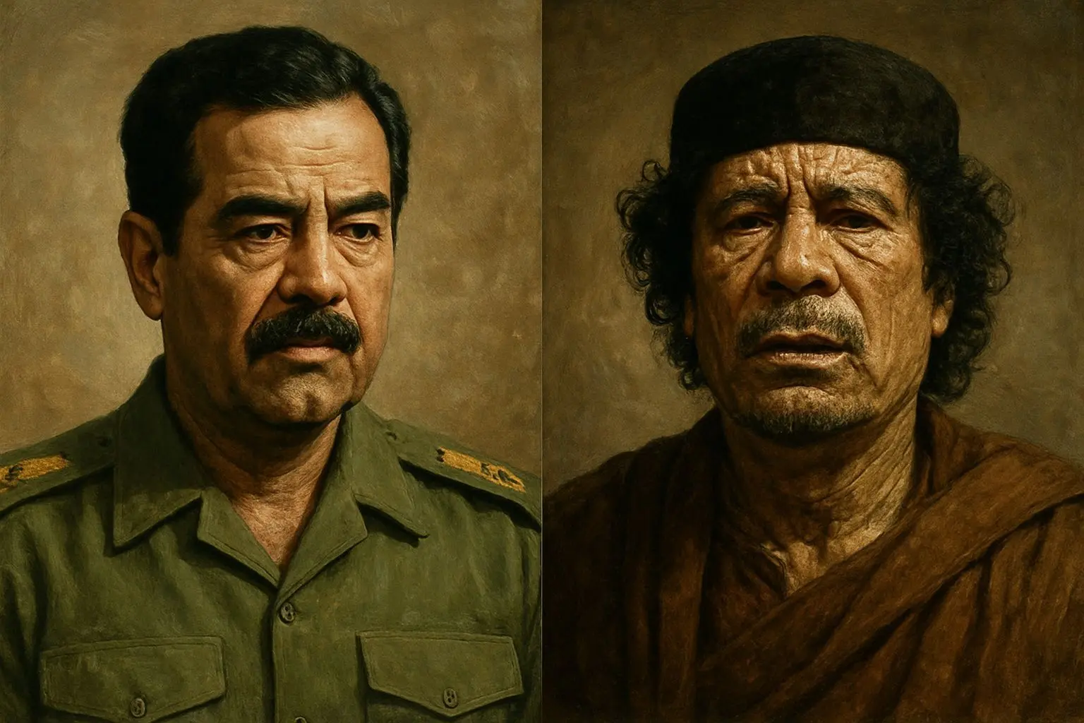 💡 사담 후세인과 카다피: 항복해도 죽고 협력해도 죽는다