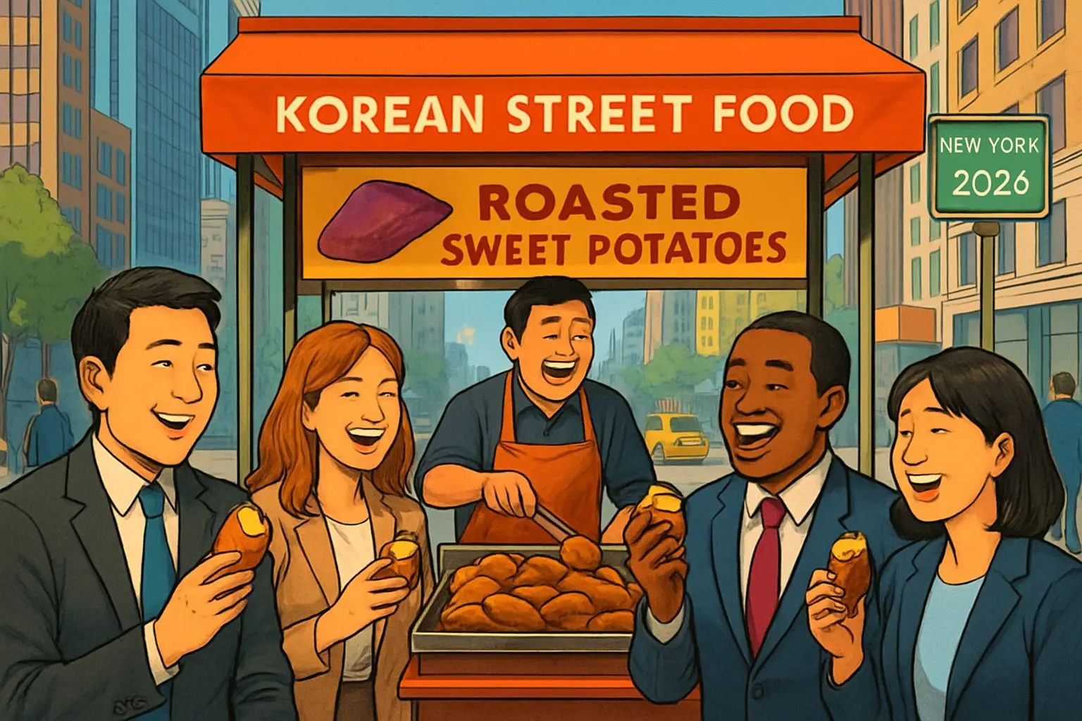 💰 치솟는 물가, 뉴욕 직장인을 사로잡은 K-고구마