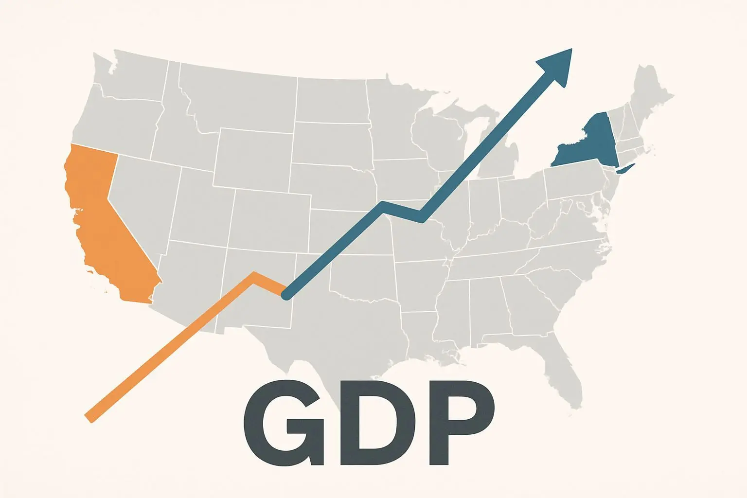 📈 미국 경제, 캘리포니아와 뉴욕이 이끄는 세계 5위, 10위권 경제 대국?
