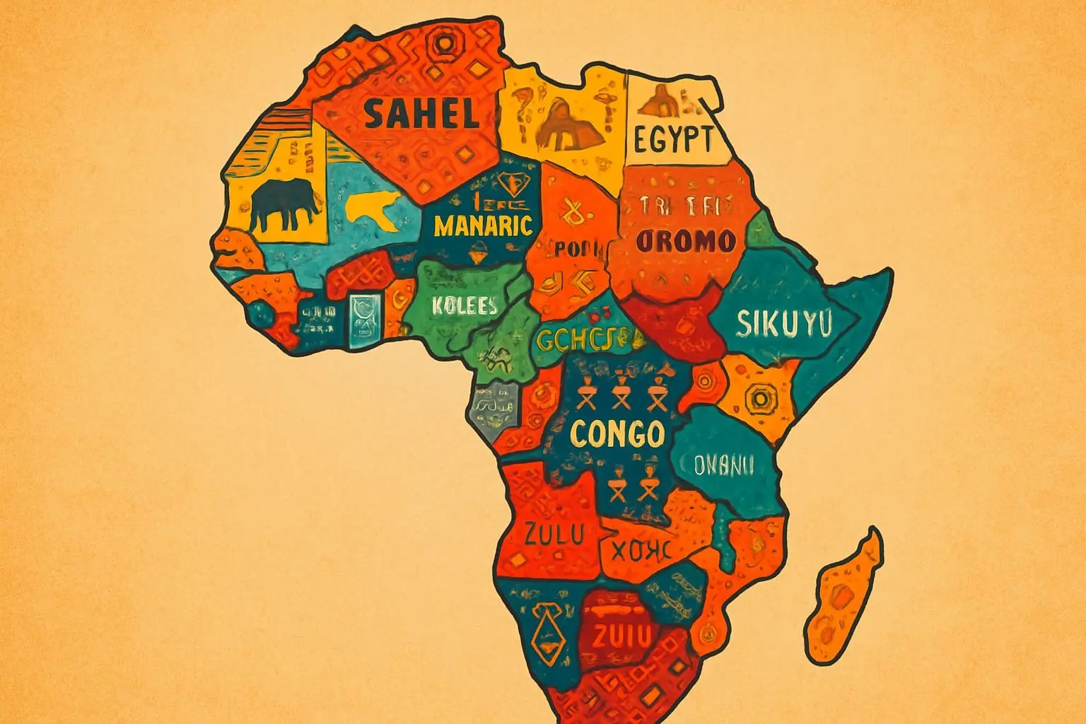 🔍 아프리카 대륙의 놀라운 다양성과 복잡성