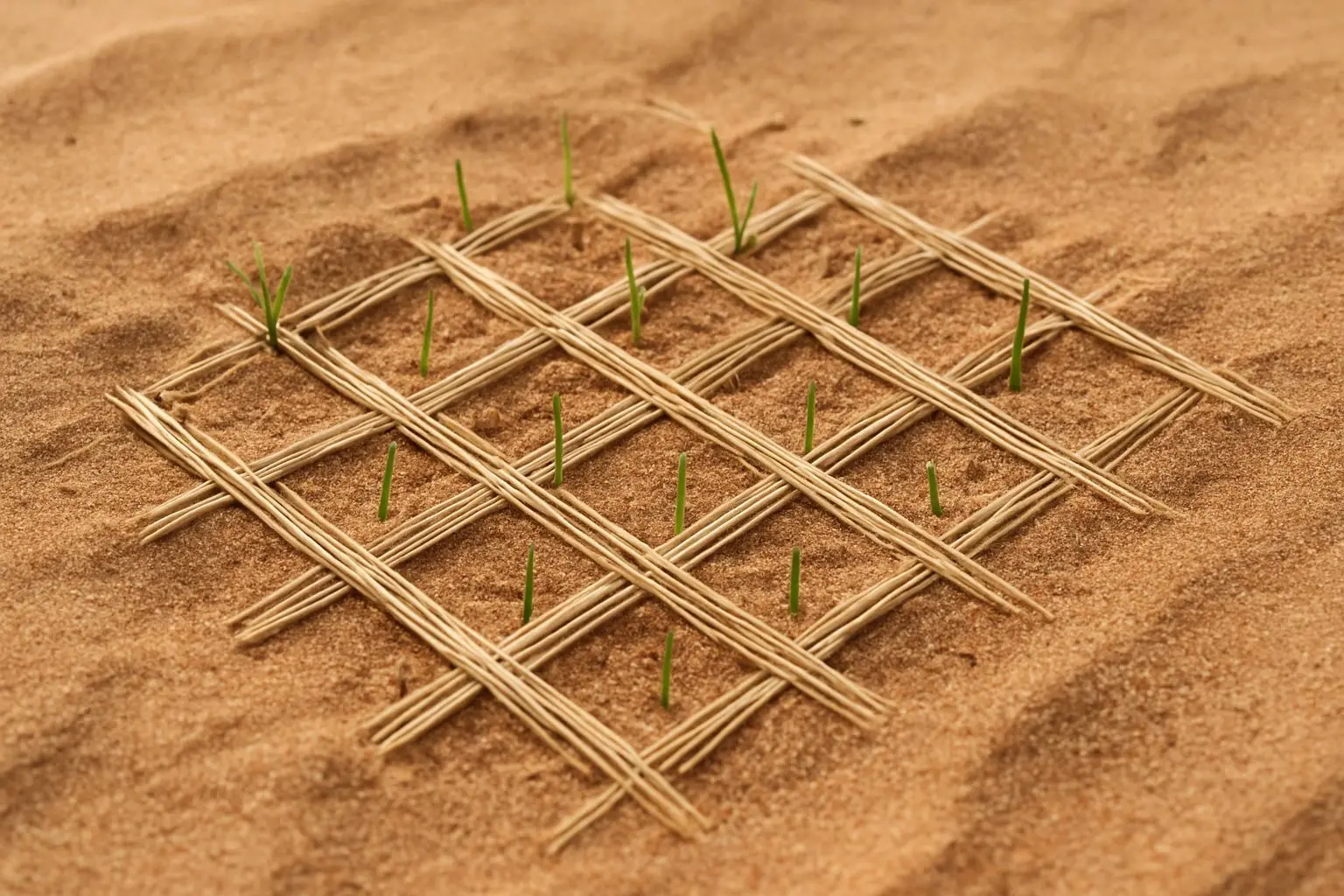 💡 밀집 바둑판, 사막을 되살린 작은 기적